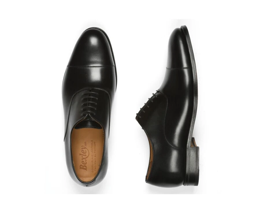 Richelieu Homme Noir Semelle Cuir - WINFORD 3 Richelieu Homme Noir Semelle Cuir - WINFORD – Image 3