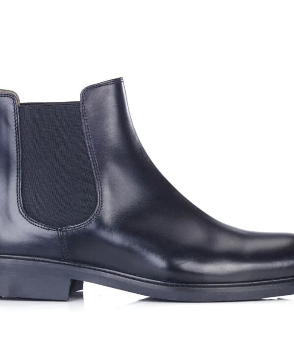 Chelsea Boots Cuir Homme Noir - FANGLER GOMME CITY