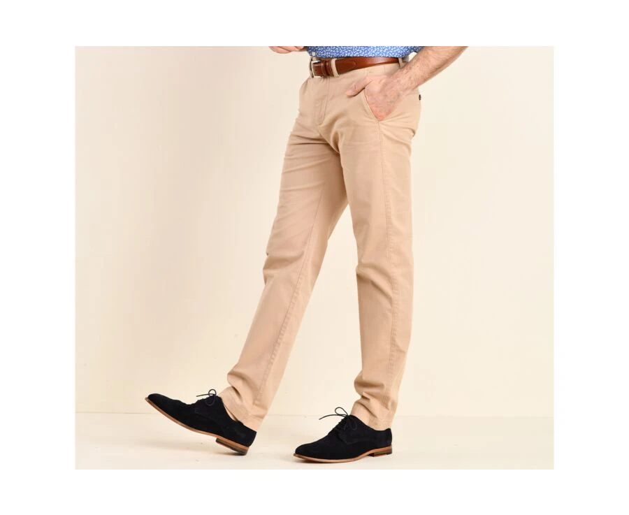Pantalon Chino Homme Beige Foncé - JERRY II 2 Pantalon Chino Homme Beige Foncé - JERRY II – Image 2