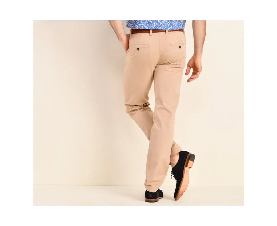 Pantalon Chino Homme Beige Foncé - JERRY II 3 Pantalon Chino Homme Beige Foncé - JERRY II – Image 3