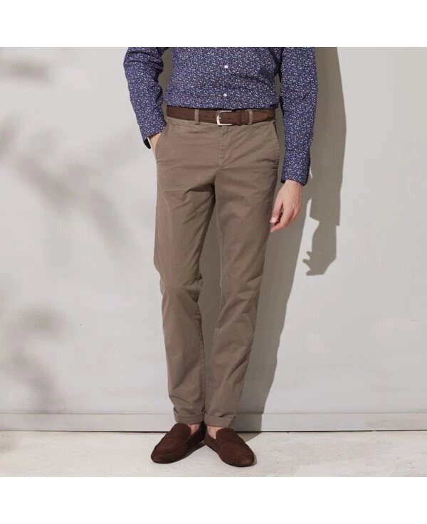 Pantalon Chino Homme Taupe Foncé II - JERRY II