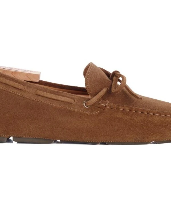Mocassin été Homme Cuir Velours Chamois - DELTONA