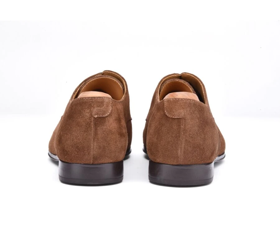Derbies Homme Velours Havane Semelle Gomme - DERNOX GOMME URBAN 4 Derbies Homme Velours Havane Semelle Gomme - DERNOX GOMME URBAN – Image 4