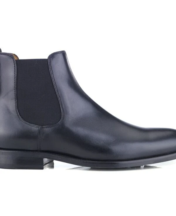 Chelsea Boots Cuir Homme Noir - ALDERTON GOMME
