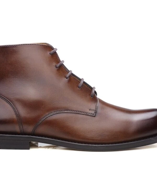 Boots Homme Chocolat Patiné - KINSHAM