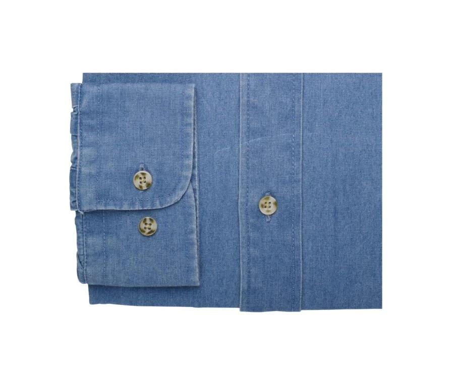 Chemise En Jean Homme Denim - CHESTON 6 Chemise En Jean Homme Denim - CHESTON – Image 6