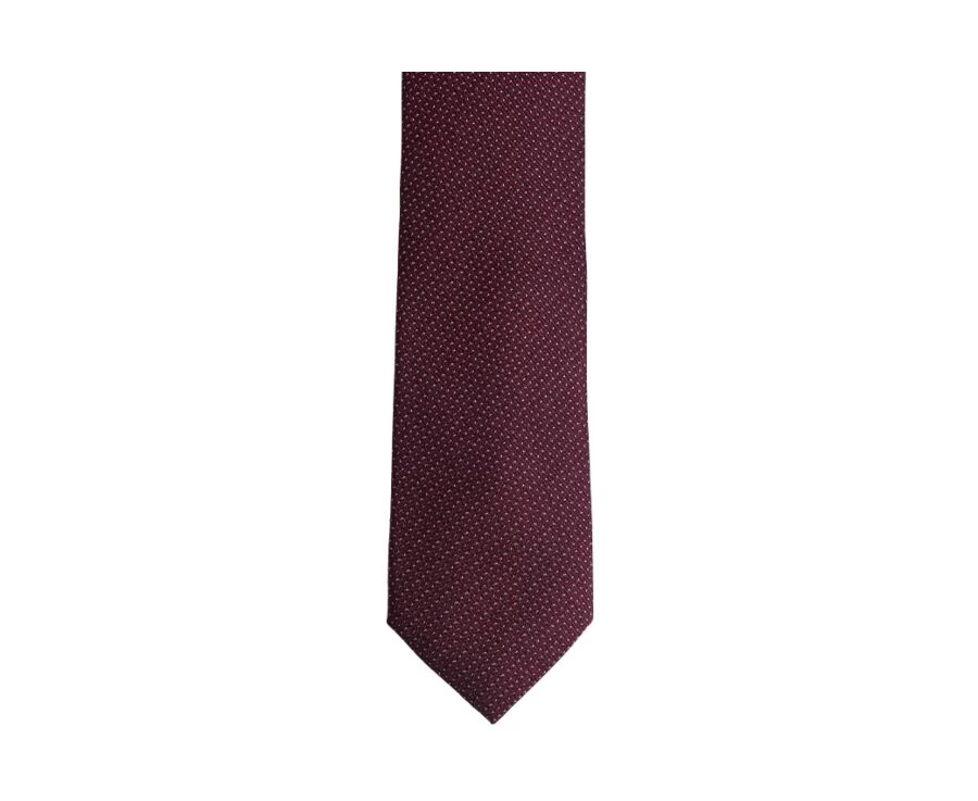Cravate Homme Soie Bordeaux Et Blanc 1 Cravate Homme Soie Bordeaux Et Blanc