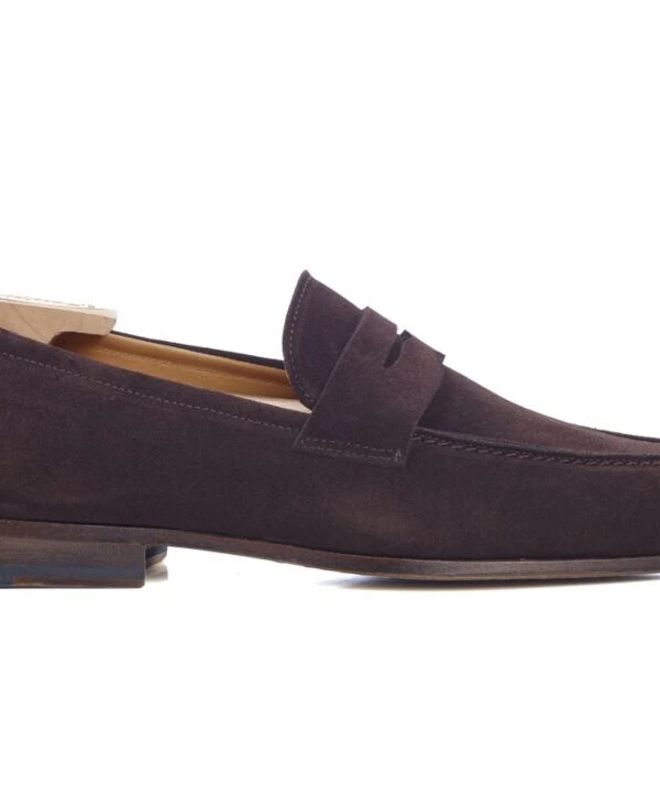 Mocassin Homme Velours Brun - CEVIO
