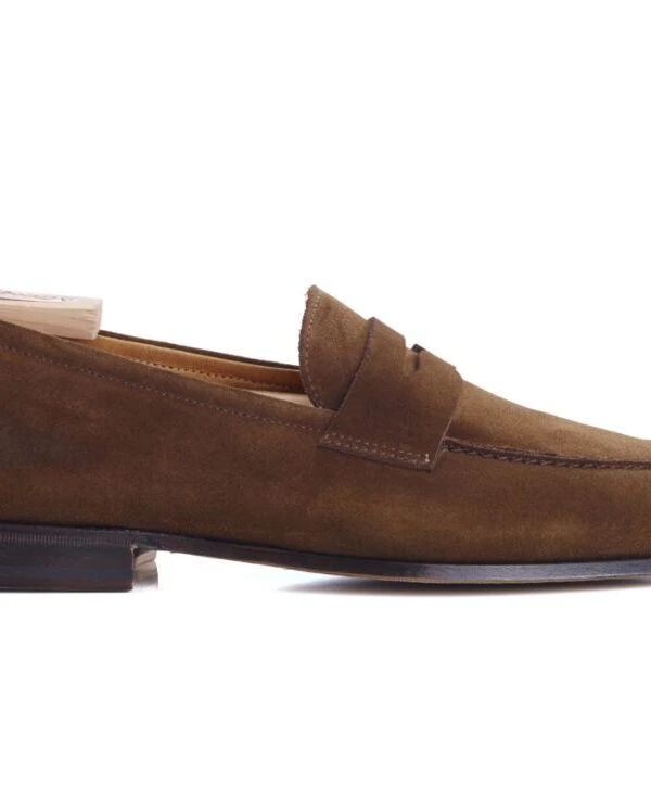 Mocassin Homme Velours Havane - CEVIO