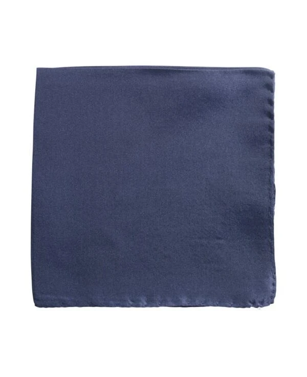 Pochette Costume Homme En Soie Marine