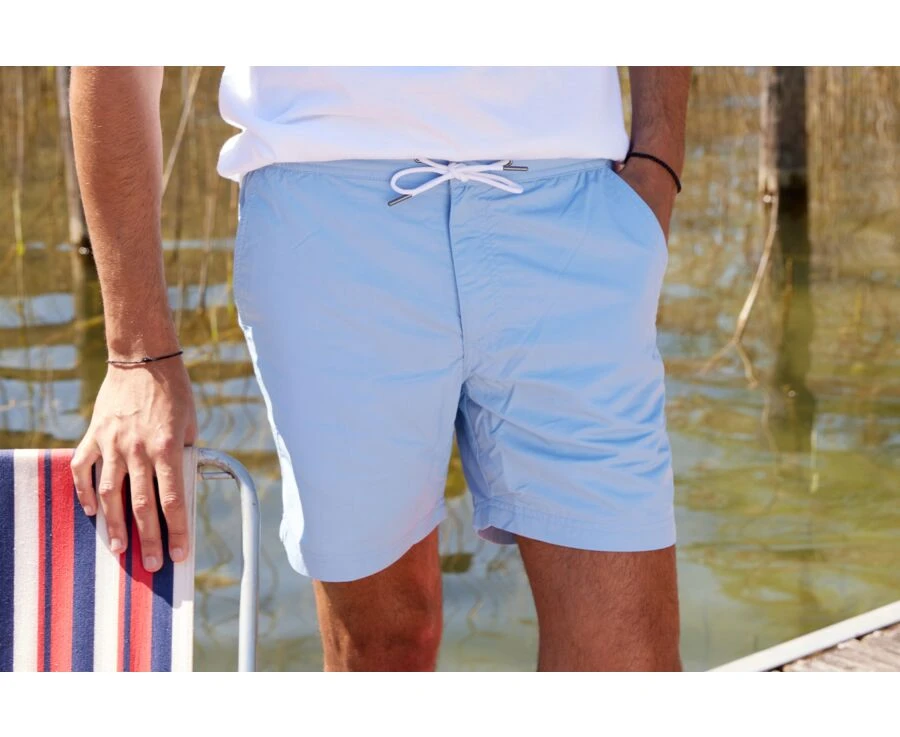 Maillot De Bain Homme Bleu Clair - BRENTAN 1 Maillot De Bain Homme Bleu Clair - BRENTAN