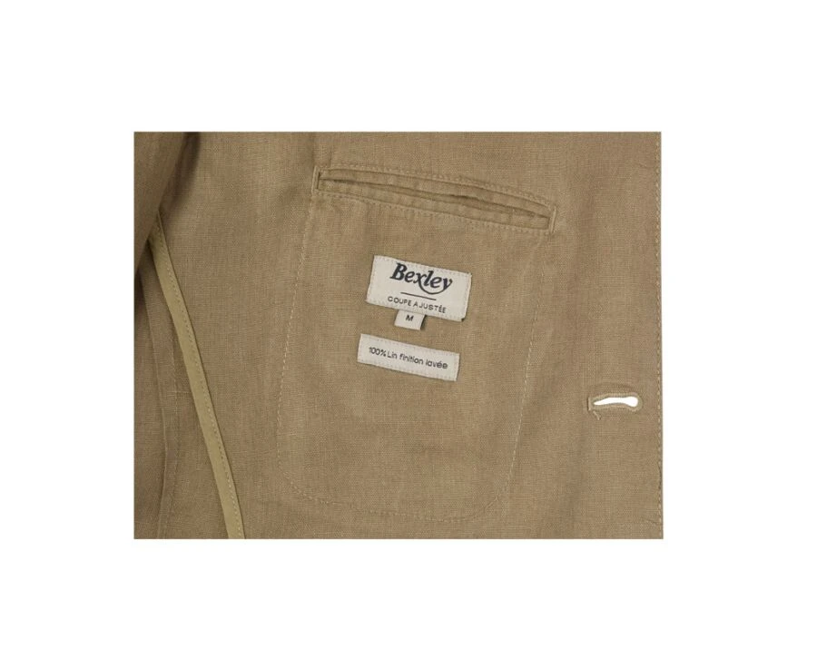 Blazer Lin Homme Desert - LUBIN 5 Blazer Lin Homme Desert - LUBIN – Image 5