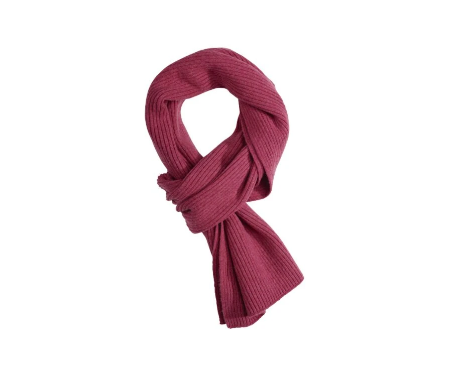 Écharpe Laine Homme Rouge Chiné 1 Écharpe Laine Homme Rouge Chiné