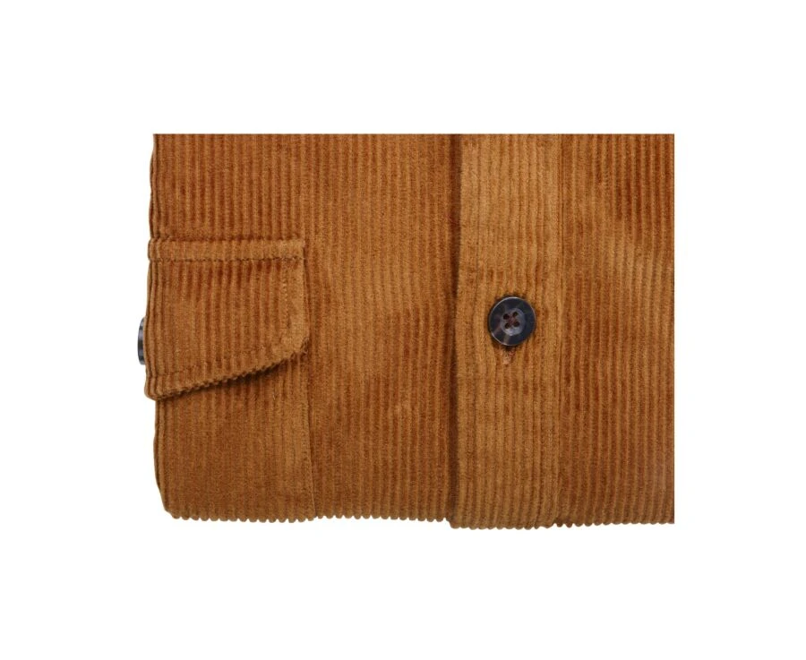 Surchemise En Velours Chamois - VICTORIN 6 Surchemise En Velours Chamois - VICTORIN – Image 6