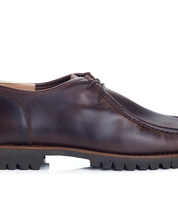 Derbies Homme Marron Semelle Gomme Crantée - COLNEY GOMME