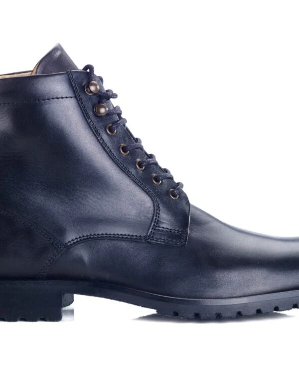 Boots Cuir Homme Noir Patiné - BARDFIELD