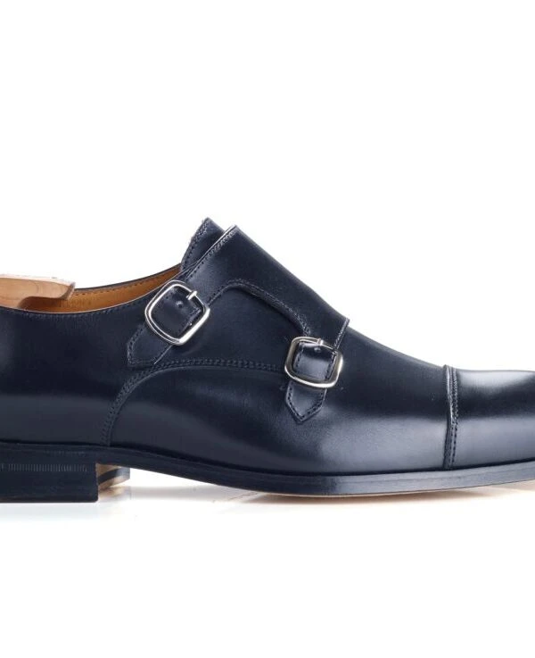 Chaussures Homme Double Boucle Noir - CHEDDINGTON