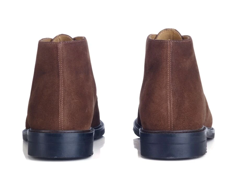 Low Boots Homme Velours Havane - GREENWICH GOMME CITY II 4 Low Boots Homme Velours Havane - GREENWICH GOMME CITY II – Image 4