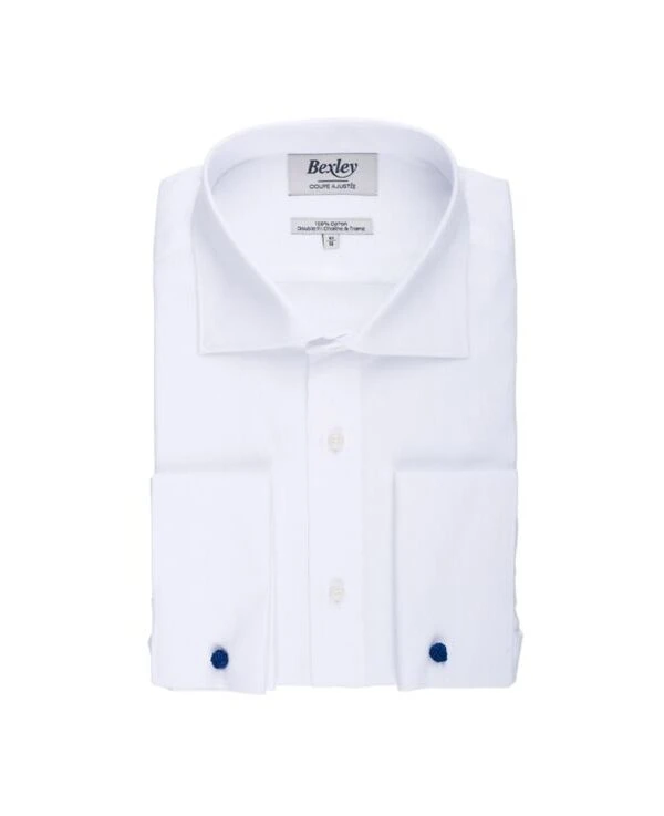 Chemise Blanche à Boutons De Manchettes - OTELLO