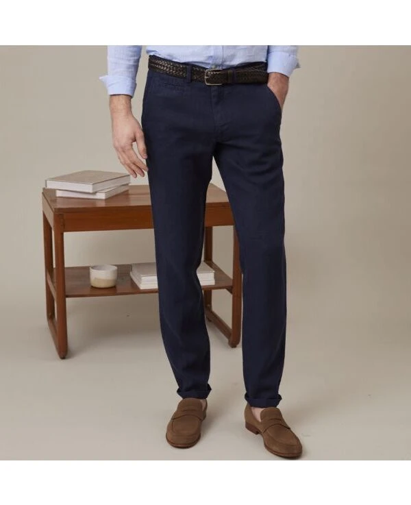 Pantalon Chino Homme Navy - KYLSON