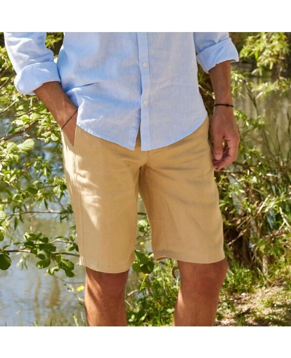 Bermuda Lin Beige- BORYS