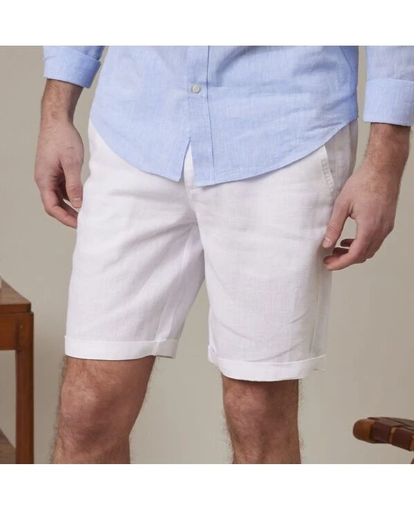Bermuda Lin Blanc - BORYS