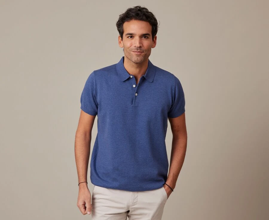Polo Homme Bleu Océan - BRAIDEN 1 Polo Homme Bleu Océan - BRAIDEN