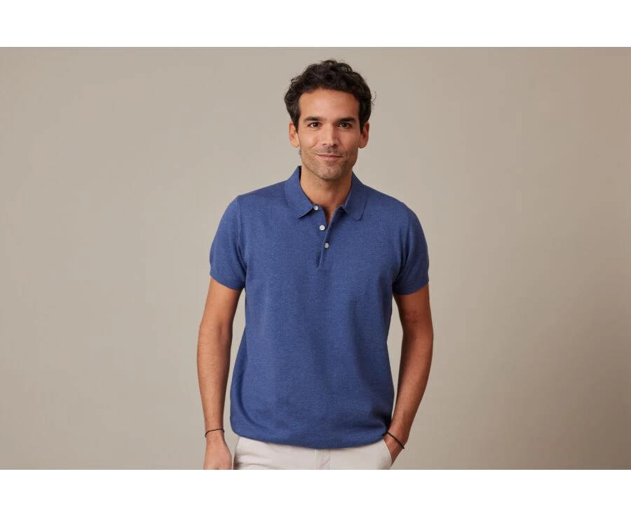 Polo Homme Bleu Océan - BRAIDEN 2 Polo Homme Bleu Océan - BRAIDEN – Image 2