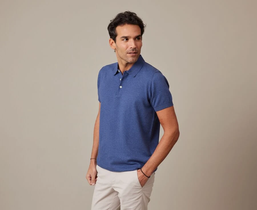 Polo Homme Bleu Océan - BRAIDEN 4 Polo Homme Bleu Océan - BRAIDEN – Image 4