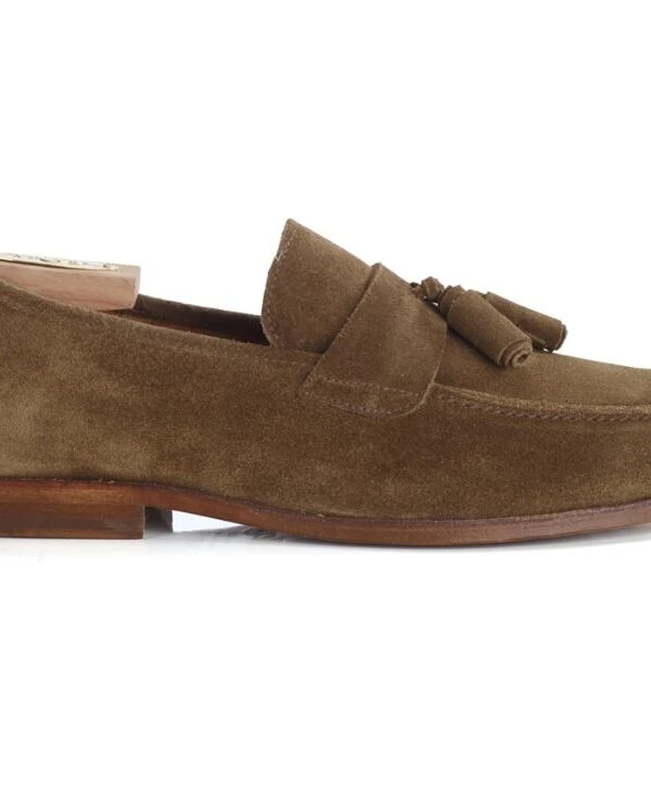 Mocassin Homme Cuir Velours Chamois - BROGLIO