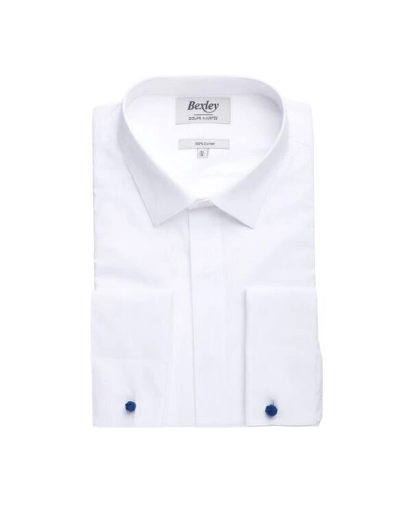 Chemise Blanche à Boutons De Manchettes - OLIVIO