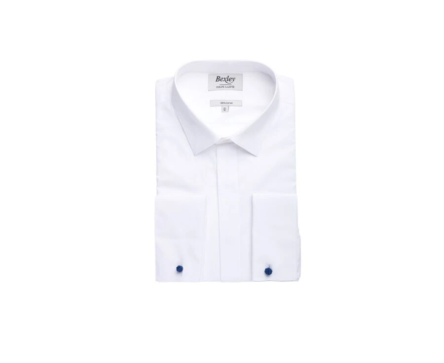 Chemise Blanche à Boutons De Manchettes - OLIVIO 5 Chemise Blanche à Boutons De Manchettes - OLIVIO – Image 5