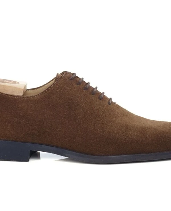 Richelieu Velours Havane Semelle Gomme - PETER GOMME VILLE