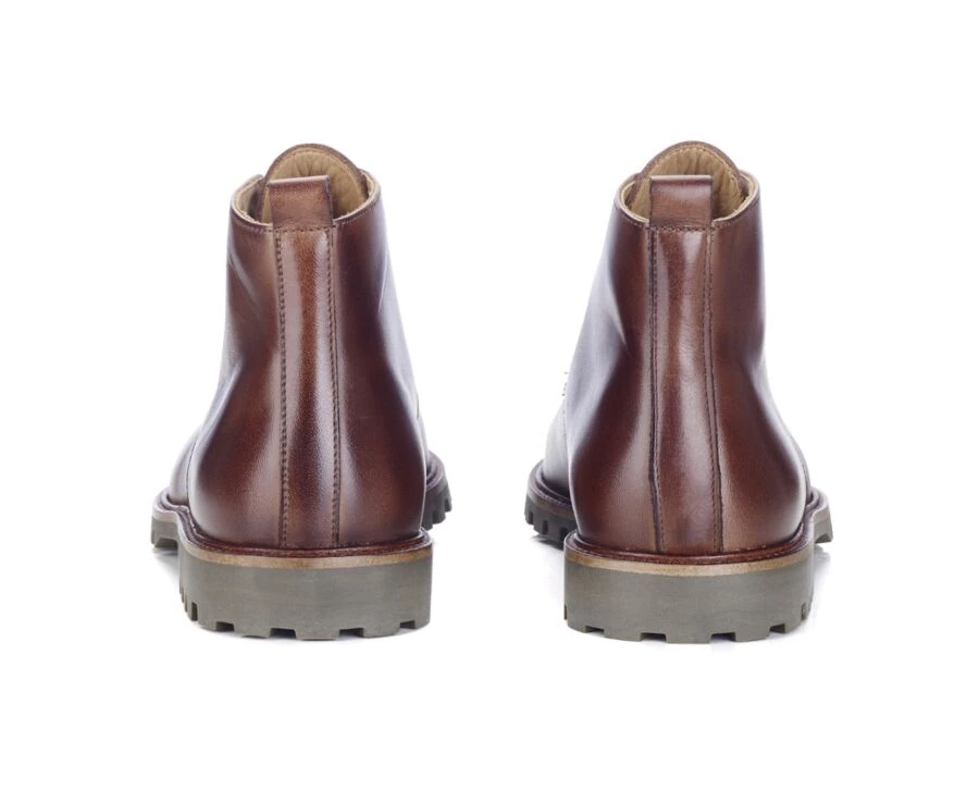 Boots Semelle Gomme Homme Chocolat Patiné - CANFIELD GOMME 4 Boots Semelle Gomme Homme Chocolat Patiné - CANFIELD GOMME – Image 4
