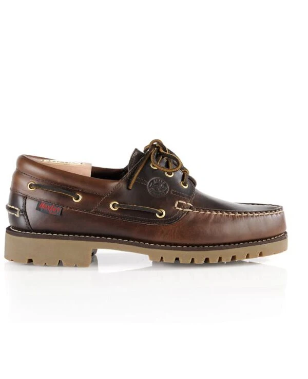 Chaussures Bateau Homme Cuir Marron Foncé - BOCA RATON