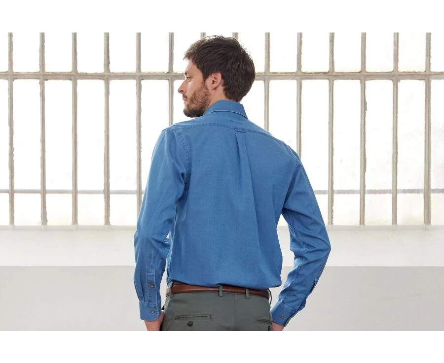 Chemise En Jean Homme Denim - CHESTON 2 Chemise En Jean Homme Denim - CHESTON – Image 2